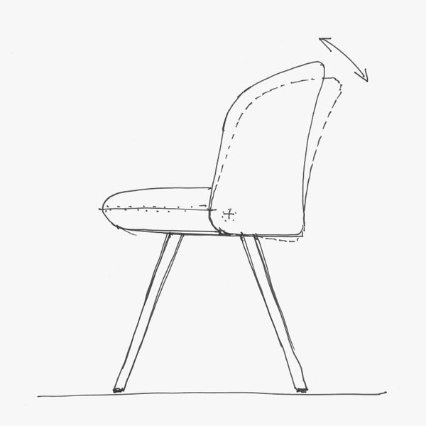 Mikado movement sketch by Barber & Osgerby